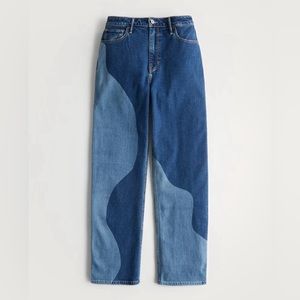 Ultra High-Rise Wavy Dad Jeans